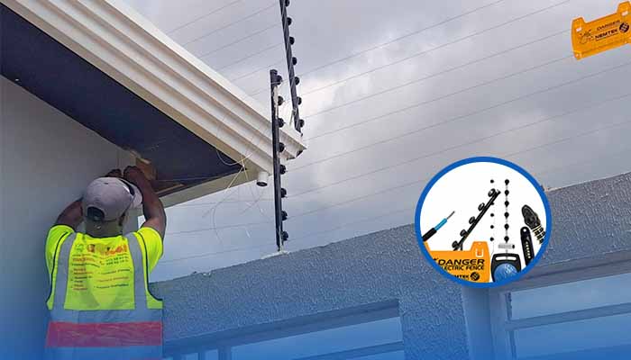 Barbelé électrique clôture électrifiée périmètre Guinée